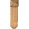 Ekena Millwork Traditional Arts and Crafts Smooth Bracket w/ Offset Brace, Western Red Cedar, 7 1/2"W x 20"D x 28"H BKT0806X20X28TRA03SWR - alternate 2
